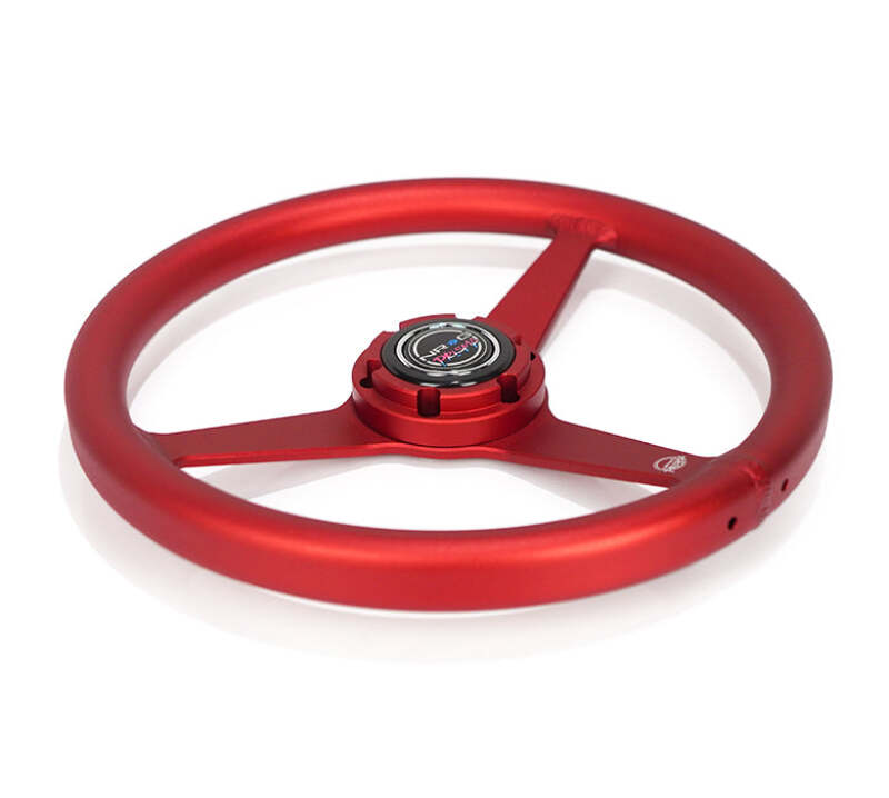 NRG RST-071-RD RST-071-RD Aluminum Steering Wheel 330mm - Heritage Solid Spoke