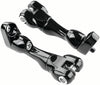 Kuryakyn 10187 Adjustable Passenger Peg Mount 93 and Up Touring Gloss Black