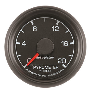 AutoMeter 8445 fits Ford 52.4mm Full Sweep Elec 0-2000 Deg F EGT/Pyrometer Gauge