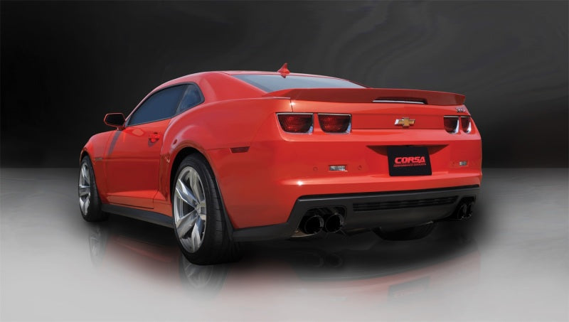 CORSA Performance 14971BLK Corsa 2012-2015 fits Chevrolet Camaro Coupe ZL1 6.2L V8 Black Sport Cat-Back + XO Exhaust