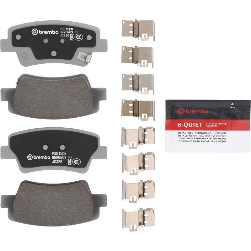 Brembo OE P30150N 21-24 fits Hyundai Elantra PRIME Ceramic Brake Pad - Rear