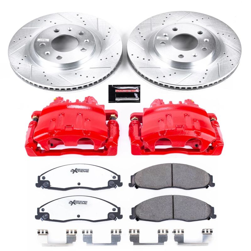 PowerStop KC1419 fits Cadillac CTS Front Z26 Street Warrior Brake Kit w/Calipers