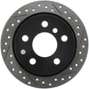 Stoptech 127.34159L 14-15 Mini Cooper Base Slotted & Drilled Rear Left Rotor
