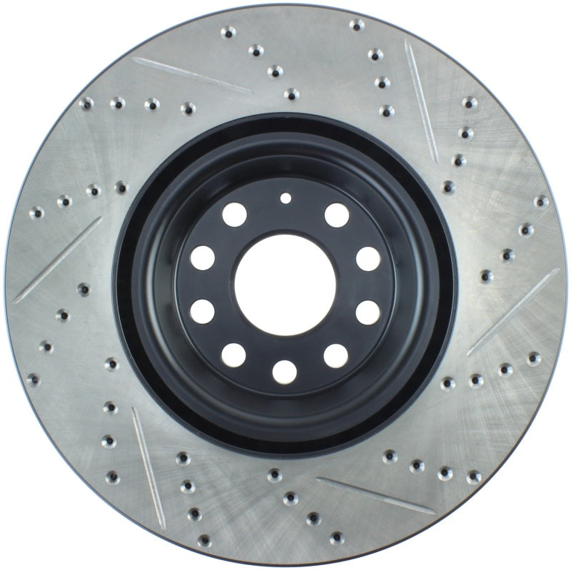 Stoptech 127.33144R Slotted & Drilled Sport Brake Rotor