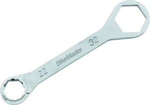 BikeMaster 150340 BikeMaster Rider Wrench - 32mm 6-pt x 22mm 12-pt