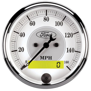 AutoMeter 880355 AutoMeter Gauge Speedometer 3-1/8in. 160MPH Elec. Prog. W/ Lcd Odo fits Ford Masterpiece