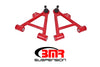 BMR AA038R Fox Mustang Lower Non-Adj. A-Arms (Coilover Only) w/ Tall Ball Joint (Poly) - Red