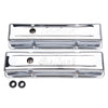 Edelbrock 4649 Valve Cover Signature Series fits Chevrolet 1959-1986 262-400 CI V8 Tall Chrome
