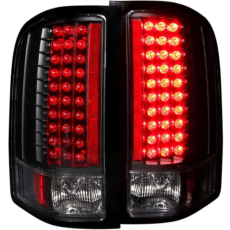 ANZO 311081 2013 fits Chevrolet 07-20 Silverado 1500 LED Taillights Black