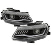 Spyder 5087355 fits Chevy 16-18 Camaro HID Model Full LED Headlights Black PRO-