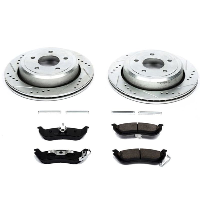 PowerStop fits Ford 03-11 Crown Victoria Rear Z23 Evolution Sport Brake Kit