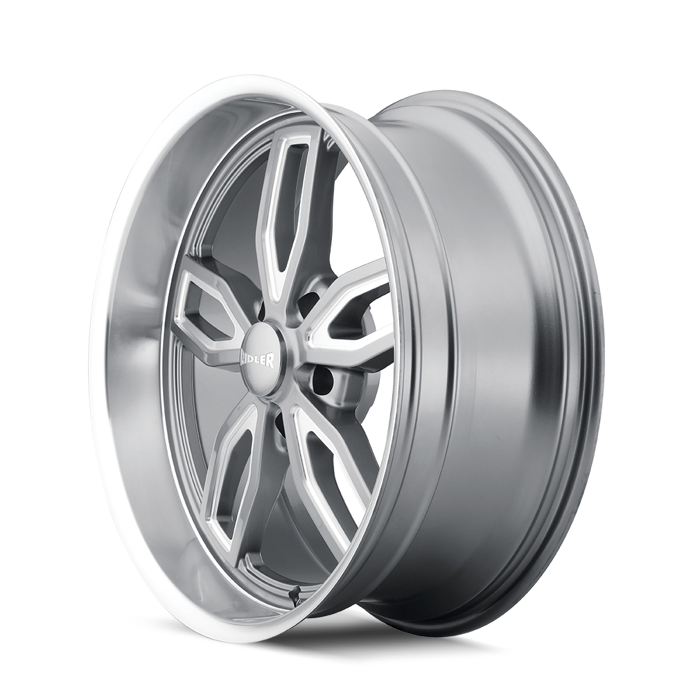RIDLER 608-2861G RIDLER 608 GLOSS GREY MILLED 20X8.5 5-120.65 0MM 72.62MM