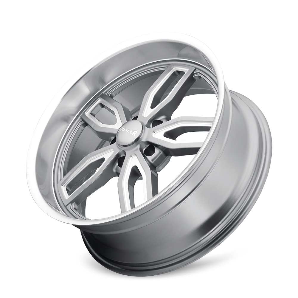 RIDLER 608-8973G RIDLER 608 GLOSS GREY MILLED 18X9 5-127 0MM 78.3MM