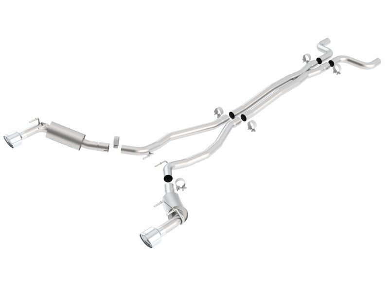 Borla 140280 2010 Camaro 6.2L V8 S Type Catback Exhaust (does not work w/ factory ground affects package -