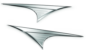 Kuryakyn 7274 Side Body Accents For Trikes Chrome