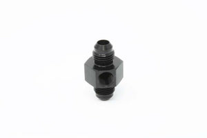 Aeromotive VaporWorx Gauge Setting Fitting Adapter - (1) AN-06 Male-Male Union & 1/8in NPT Port