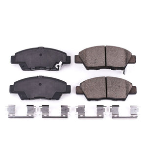PowerStop 17 fits Honda CR-Z Front Z17 Evolution Ceramic Brake Pads w/Hardware