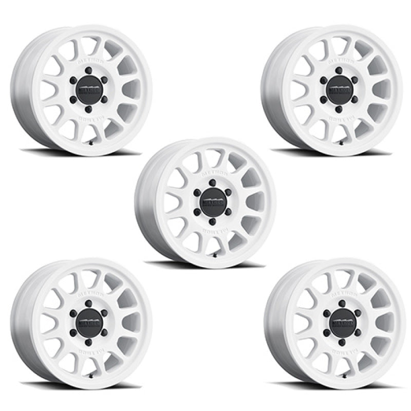 fits Ford 21-23 Racing M-1007K-M1785W Bronco (Excl Bronco Raptor) 17x8.5 Method Oxford White Wheel Kit