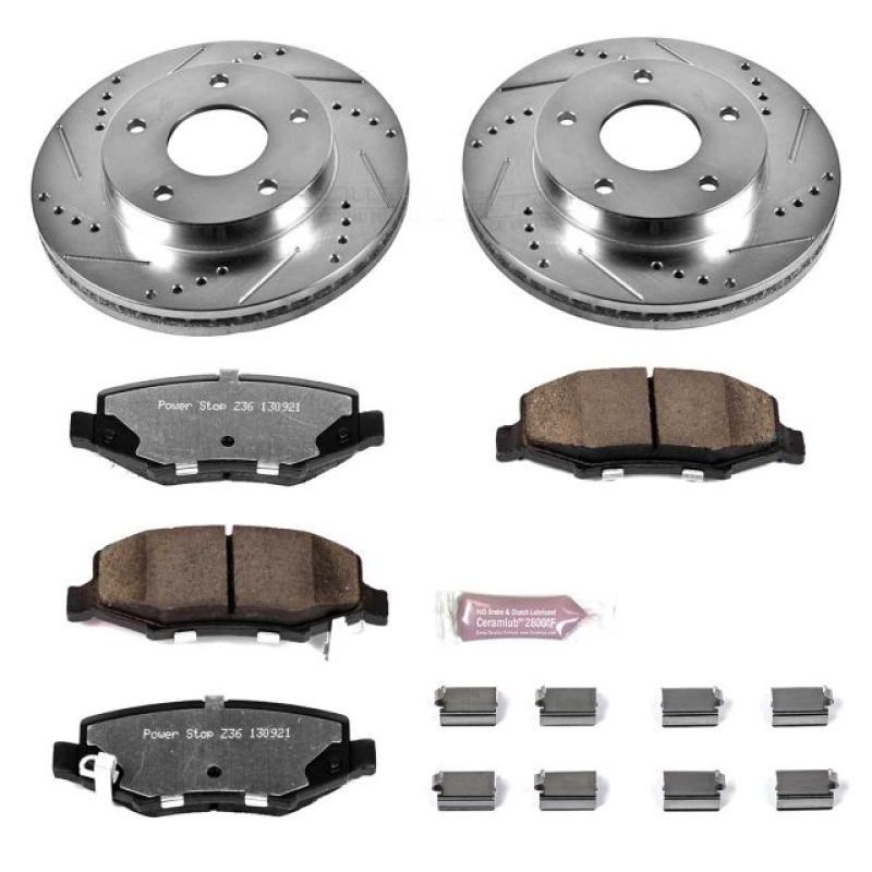 PowerStop K3046-36 07-11 fits Dodge Nitro Rear Z36 Truck & Tow Brake Kit