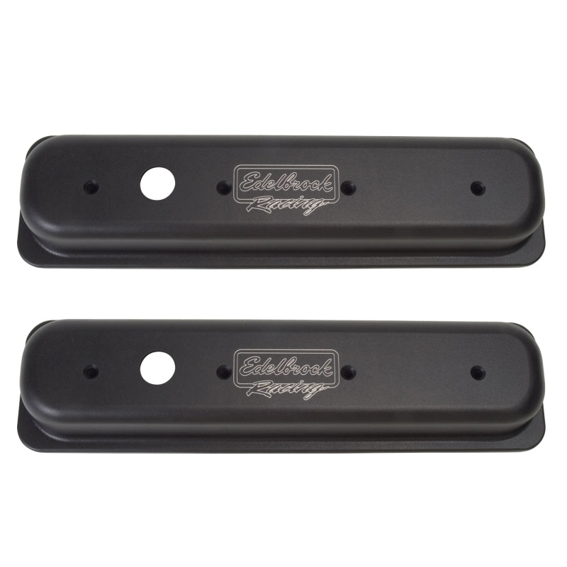 Edelbrock 41723 Valve Cover Victor Series fits Chevrolet 1987-1995 262-400 CI V8 Black