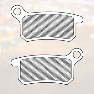 Renthal BP-112 fits 21+ Gas Gas MC65/91+ Husqvarna/ 04+ KTM 65-610 SX Front/ Rea