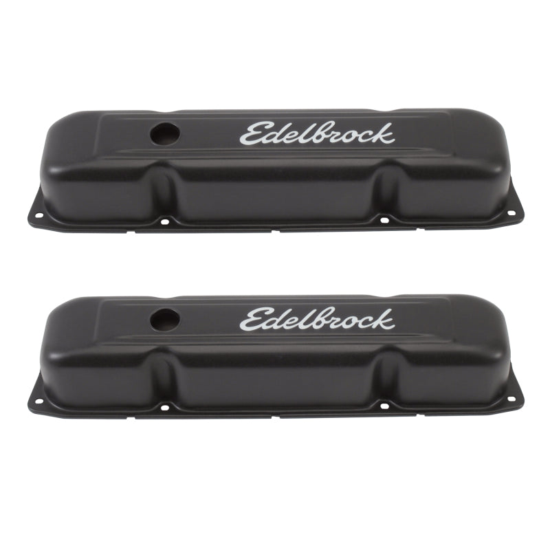 Edelbrock 4493 Valve Cover Signature Series fits Chrysler 1958-1979 361-440 V8 Black