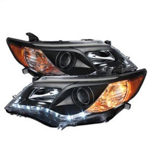 Spyder 5072658 fits Toyota 12-14 Camry Projector Headlights DRL Blk High 9005 (