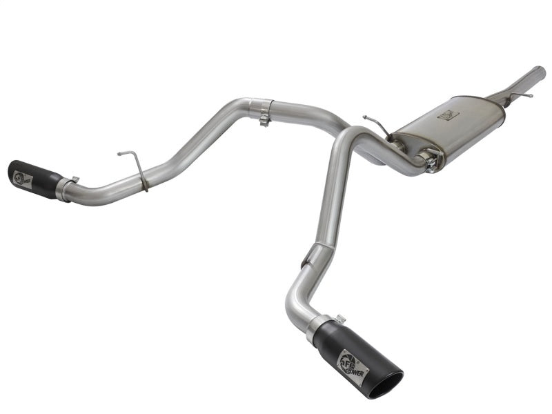 AFE 49-44071-B orce-Xp 3in CB SS Dual Exhaust w/Black Tips 09-16 fits GM Silver