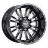Weld Slingblade 20x9 / 8x180 BP / 0 Offset / 5 BS / 124.3 Bore Gloss Black Milled Wheel