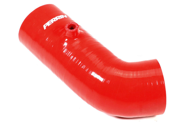 Perrin PSP-INT-432RD 22-23 fits Subaru BRZ/Toyota GR86 Silicone Inlet Hose (3in. ID / SS Wire) - Red