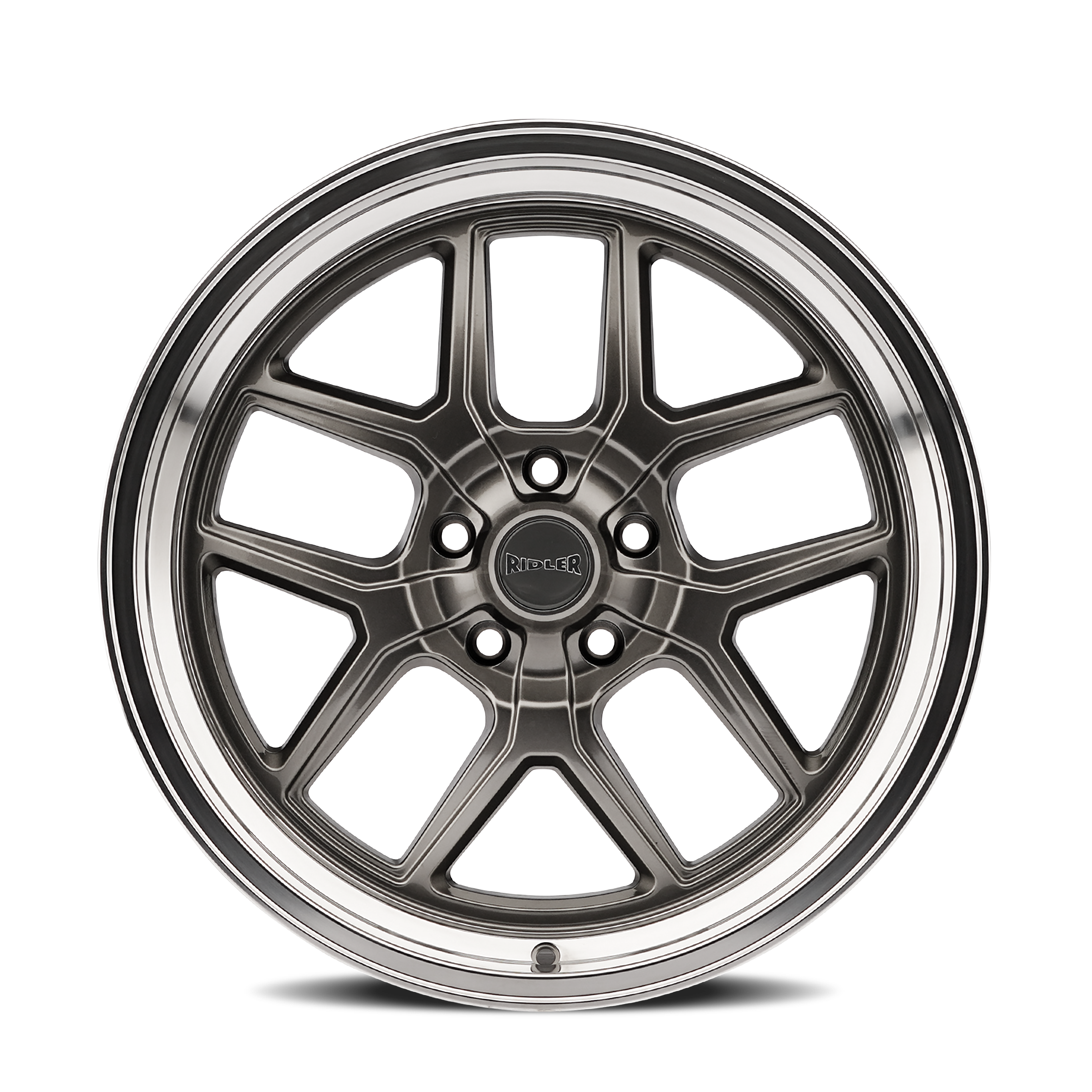 RIDLER 610-2165G RIDLER 610 GLOSS GREY POLISHED 20X10 5-114.3 0MM 83.82MM
