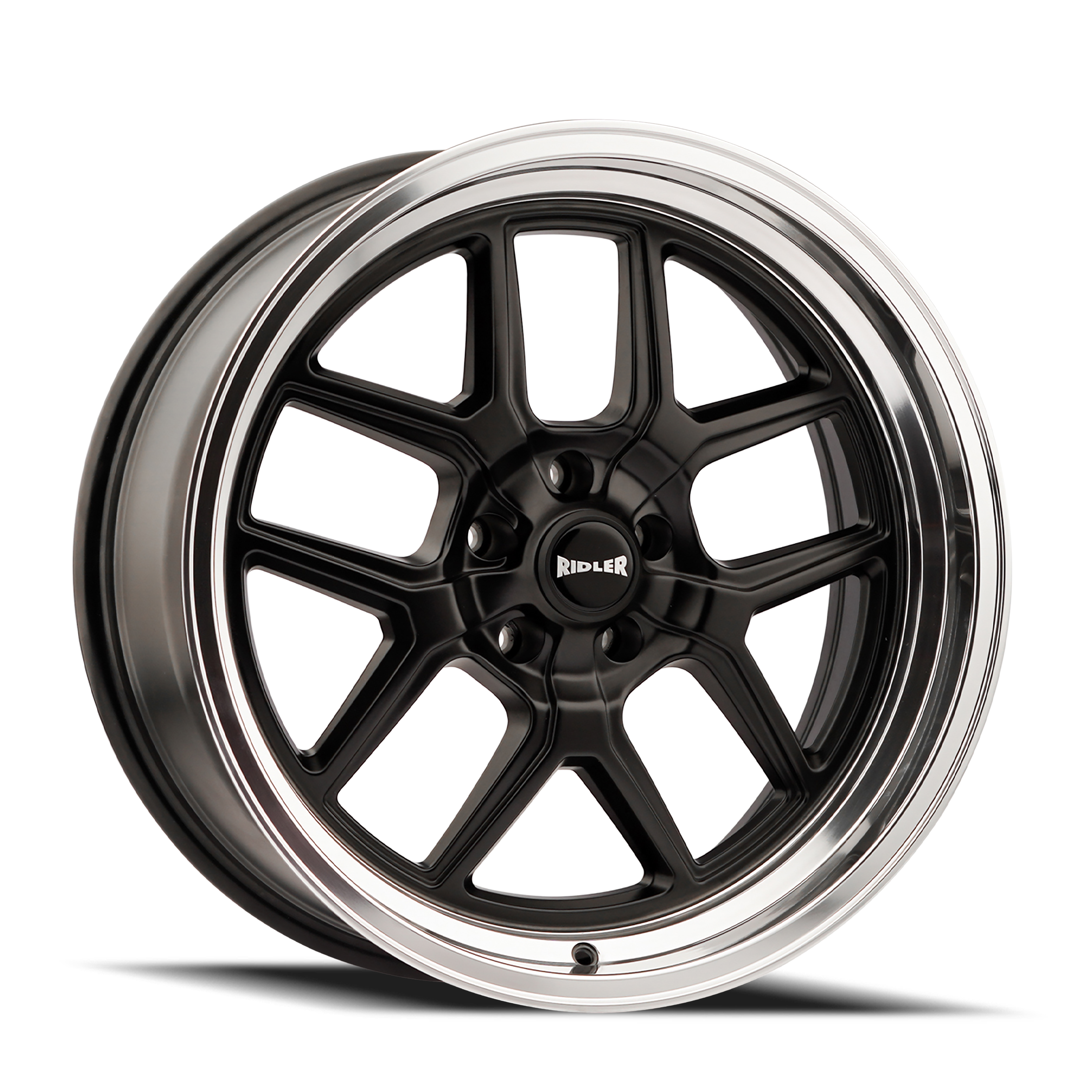 RIDLER 610-2173MB RIDLER 610 MATTE BLACK POLISHED 20X10 5-127 0MM 83.82MM