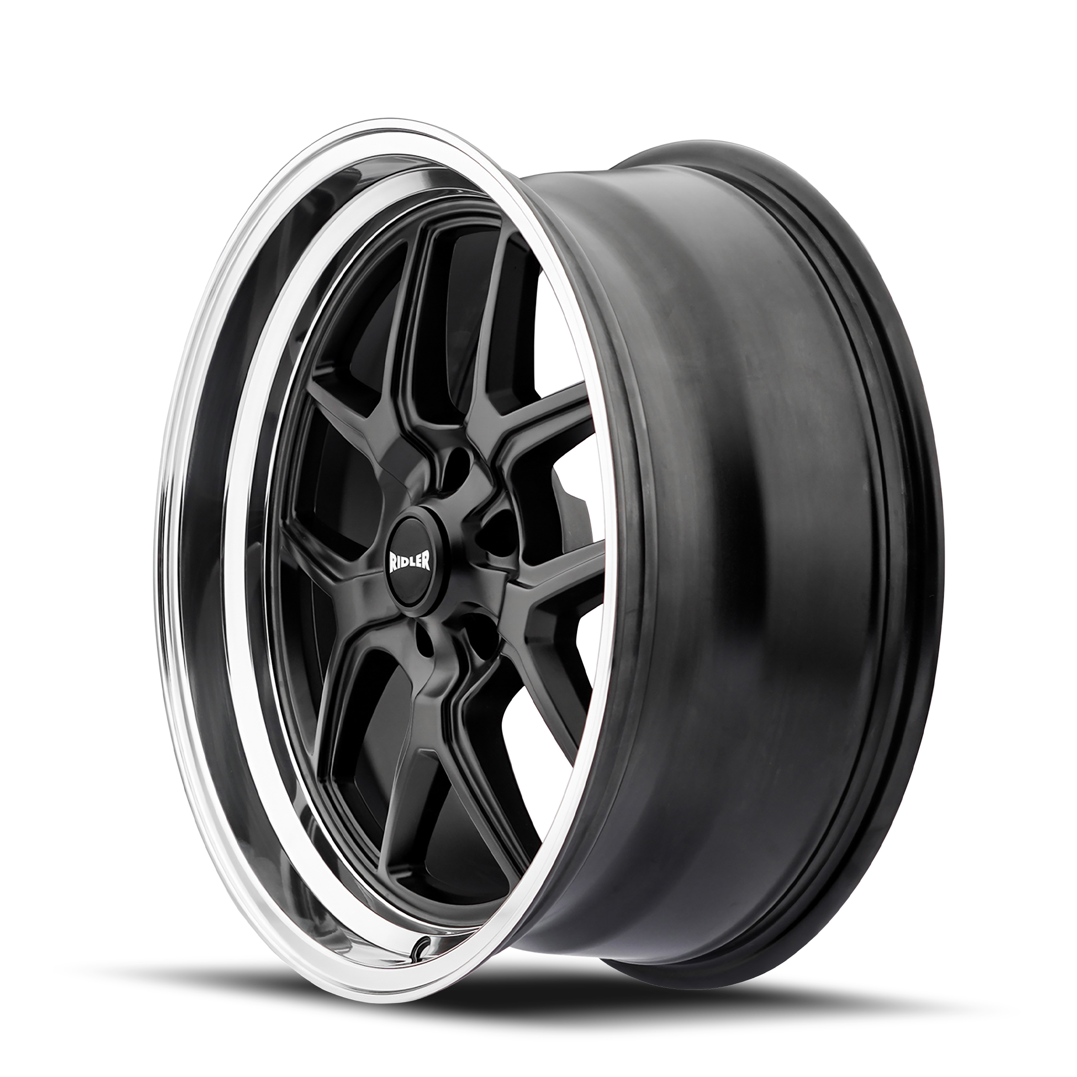 RIDLER 610-2861MB RIDLER 610 MATTE BLACK POLISHED 20X8.5 5-120.65 0MM 83.82MM