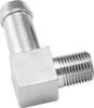 Bikers Choice 492699 1/8 NPT X 3/8 Hose 90 Degree Oil Line Fitting Universal Cu