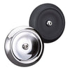 S&S 170-0123 Cycle Dished Bobber Air Cleaner Cover w/ Machined Highlights - Blac