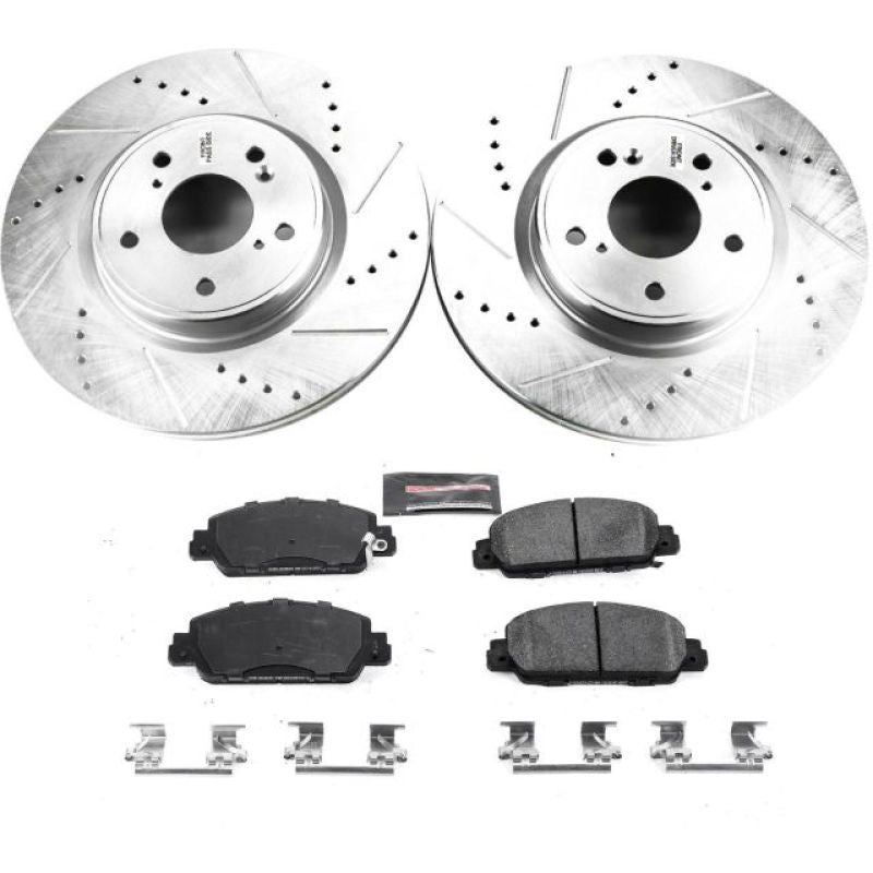 PowerStop K8165 fits Honda 18-19 Accord Front Z23 Evolution Sport Brake Kit