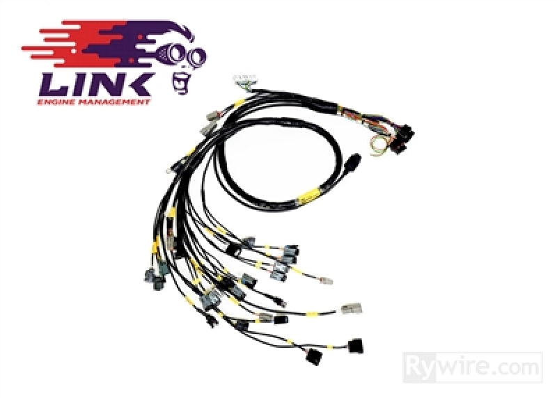 Rywire RY-B-LINK-G4 fits Honda B w/Link G4 ECU Eng Harn w/OBD1 Alt/EV1 /AEM IAT/MAP (Adapt Req/Specify ECU D/S Only)