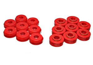 Energy Suspension 4.4101R fits Ford Bronco Body Mount Set - Red