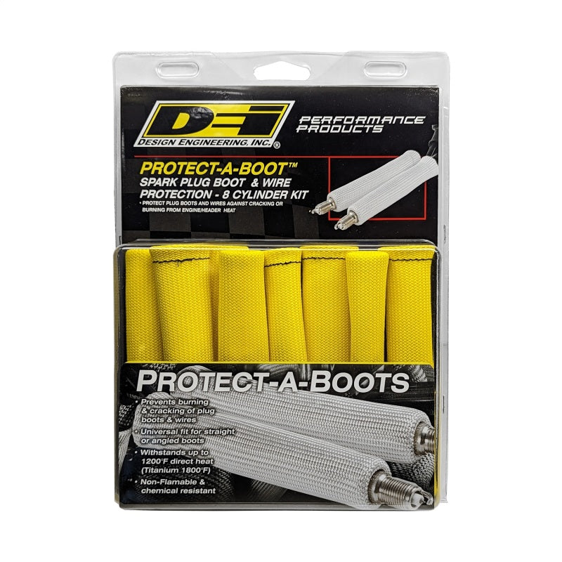 DEI  10562 Protect-A-Boot - 6in - 8-pack - Yellow