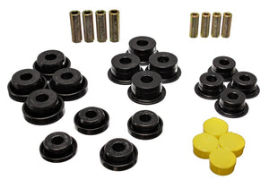 Energy Suspension 2.3106G 97-06 fits Jeep Wrangler TJ/YJ Black Front Control Arm Bushings (Must reuse OEM Outer S