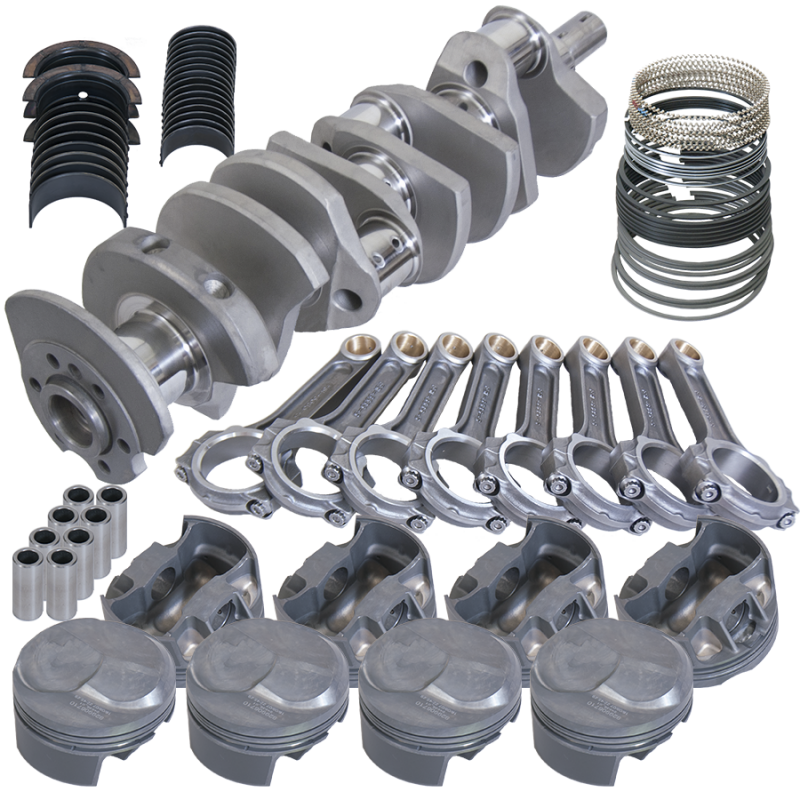Eagle F1013100 fits Chevy 454 4.250in Crank 6.385in I-Beam Rods 43cc Dome 4.350in Pistons Rotating Assembly