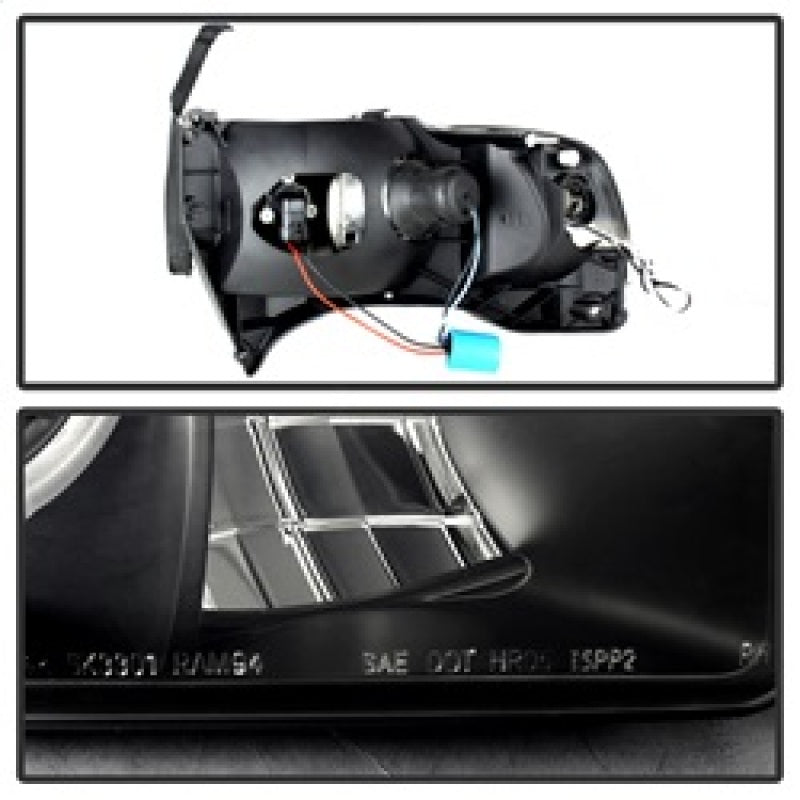 Spyder 5078414 fits Dodge 94-01 Ram 1500 Sport Projector Headlights LED Halo LE