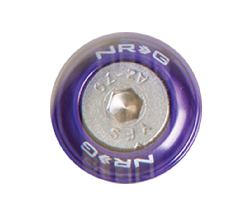 NRG FW-110PP Fender Washer Kit w/Rivets For Metal (Purple) - Set of 10