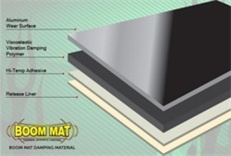 DEI  50200 Boom Mat Damping Material - 12in x 12-1/2in (2mm) - 2.1 sq ft - 2 She