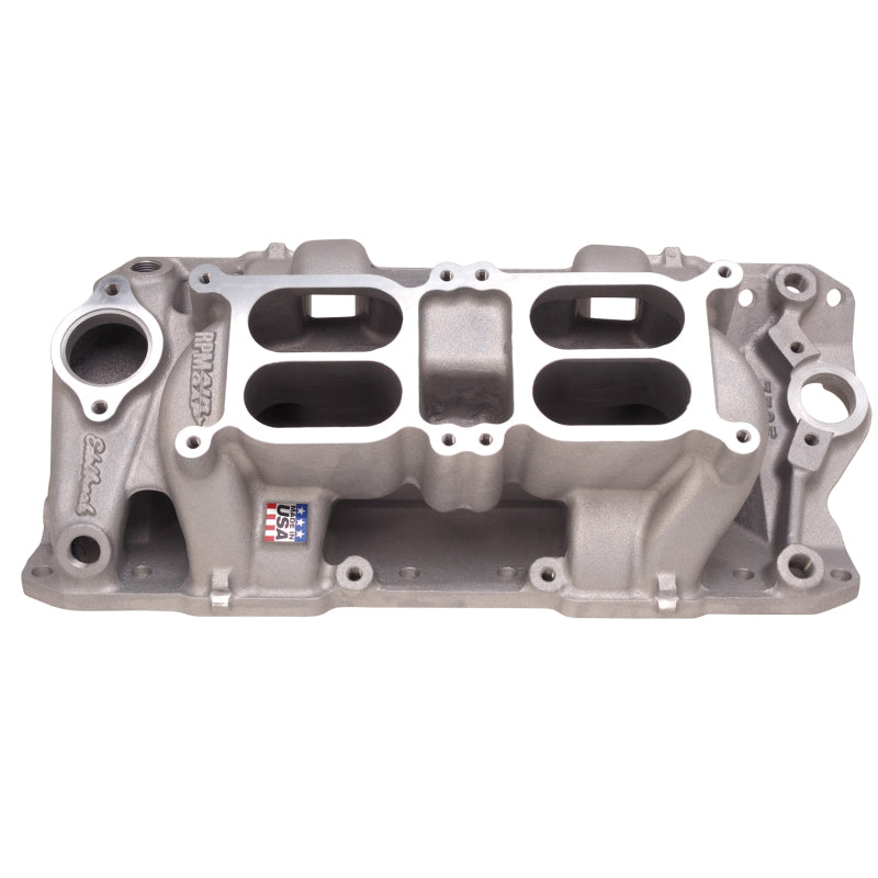 Edelbrock 7525 Performer RPM Dual-Quad Air-Gap for Small-Block fits Chevy