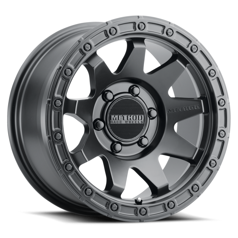 Method MR31779050512N MR317 17x9 -12mm Offset 5x5 71.50mm CB Matte Black Wheel