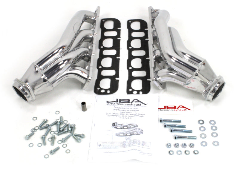 JBA 1965SJS fits Chrysler 05-14 6.1/6.4L HEMI 1 7/8in Primary Silver Ctd Cat4Ward Header