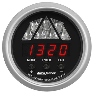 AutoMeter 3387 Autometer Sport-Comp 52mm 0-15k RPM Digital Pro Shift System Shift Light Level 1