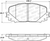 Stoptech 308.1628 Street Brake Pads - Front