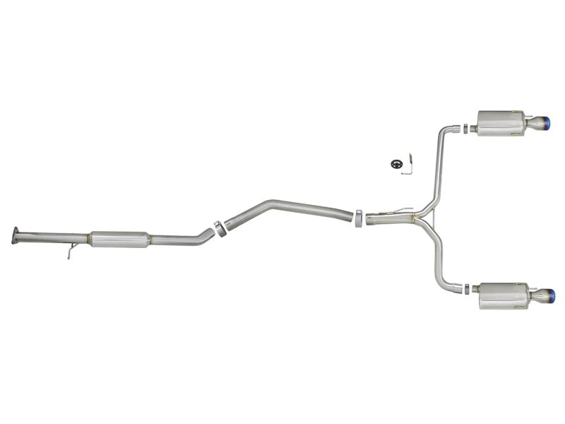 AFE 49-36605-L  2.5-1.75in 304 SS Cat-Back Exhaust System 13-17 fits Honda Acco